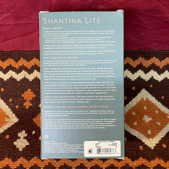 Shantina Lite Backless Strapless Front Closure Bra B Cup - Picture 4 of 5